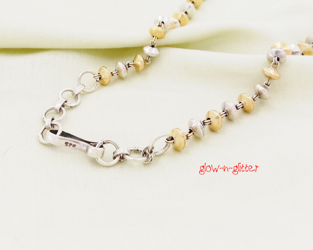 STERLING SILVER GANGA JAMUNA NECKLACE - Image 2