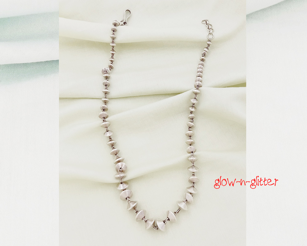 STERLING SILVER BRUSH NECKLACE - Image 2