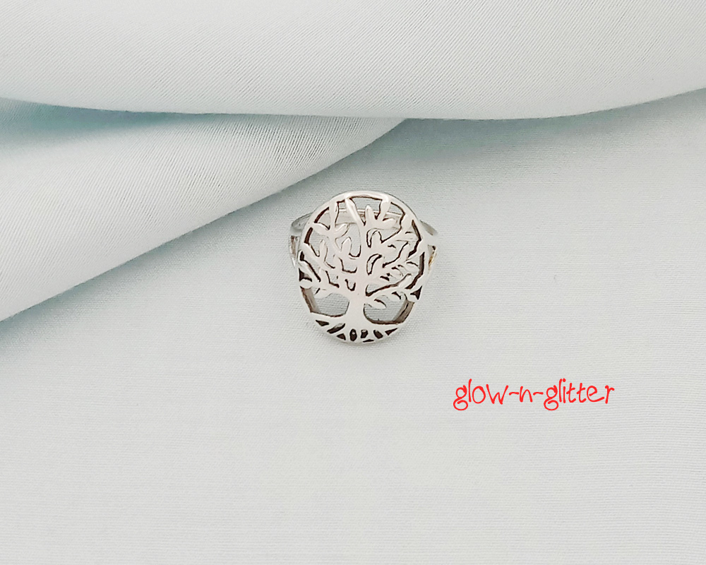 STERLING SILVER TREE OF LIFE RING - Image 2