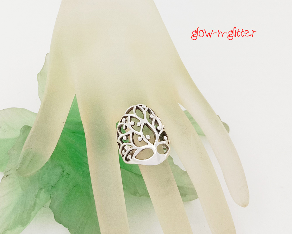 STERLING SILVER JAALI RING - Image 3