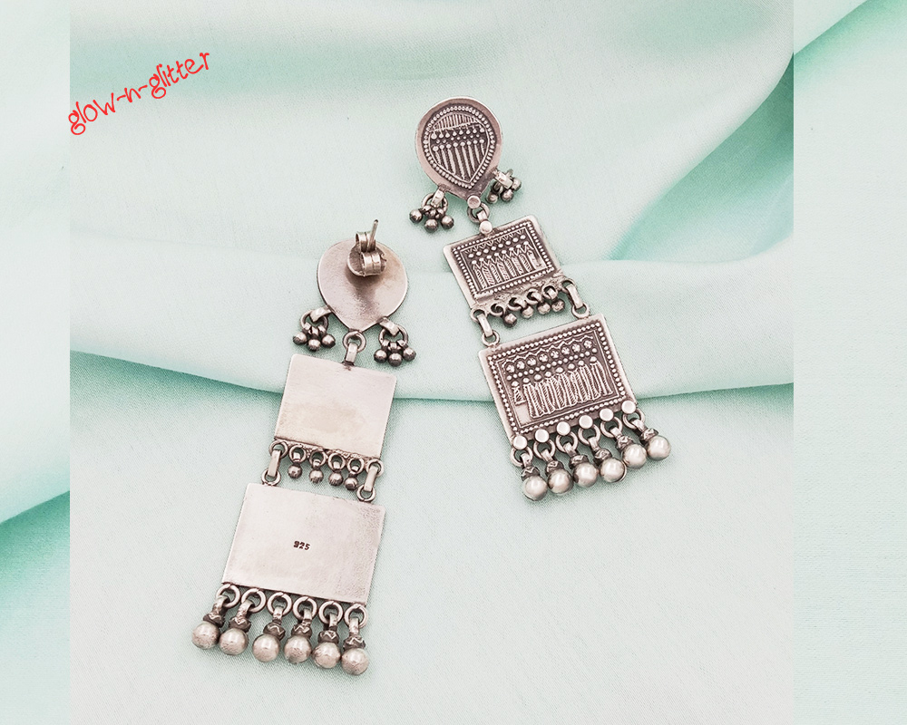 <span style="color: #808080;">STERLING SILVER STATEMENT EARRINGS </span> - Image 2