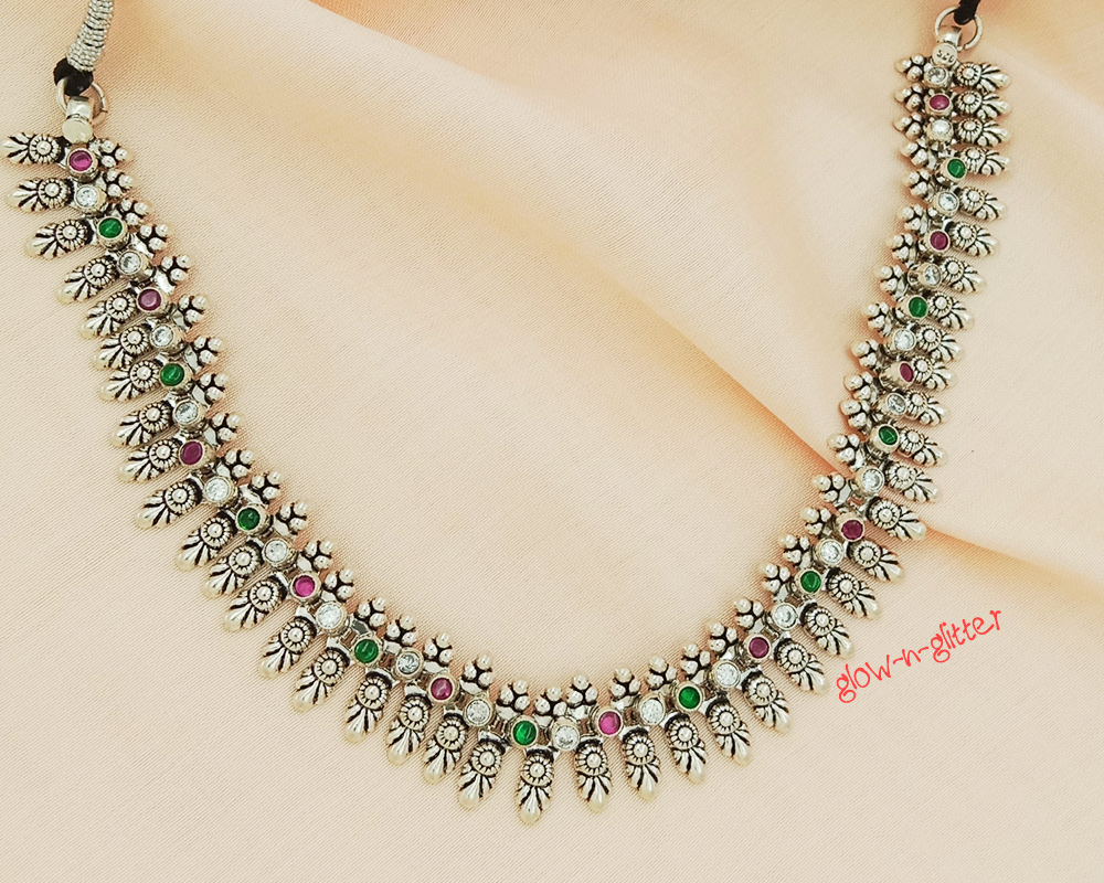 <span style="color: #808080;">STERLING SILVER RANGEELA NECKLACE </span> - Image 3