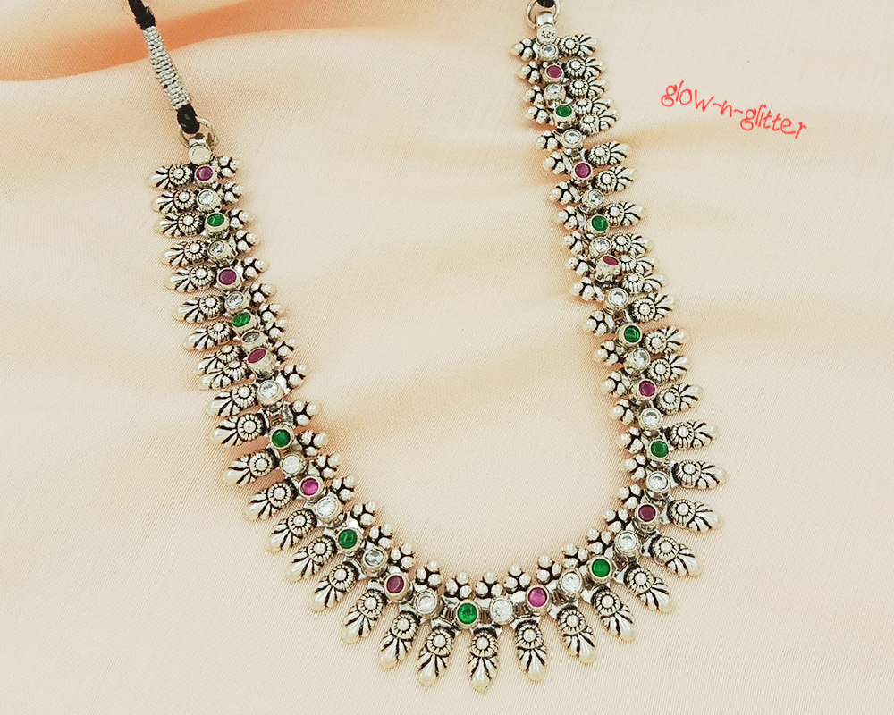 <span style="color: #808080;">STERLING SILVER RANGEELA NECKLACE </span> - Image 4